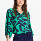 BLUSE - Waves Green