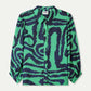 BLUSE - Waves Green