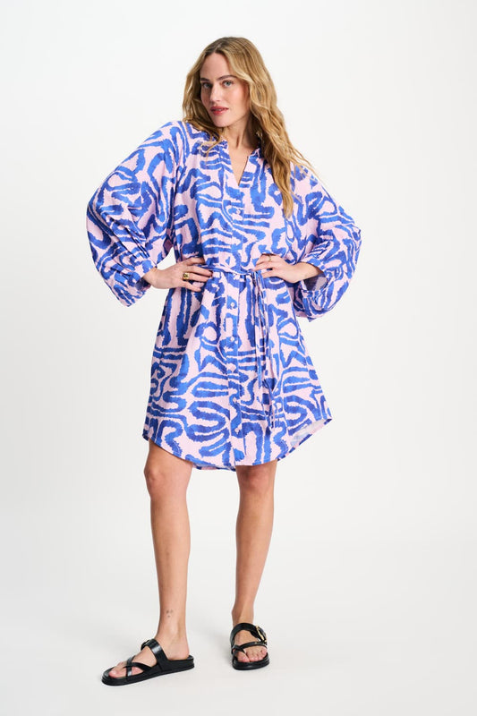 KLEID - Waves Pink Linen