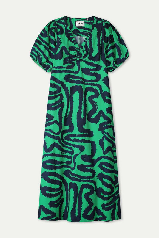 KLEID - Poplin Waves Green