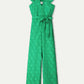 JUMPSUIT - Palm Green Jacquard