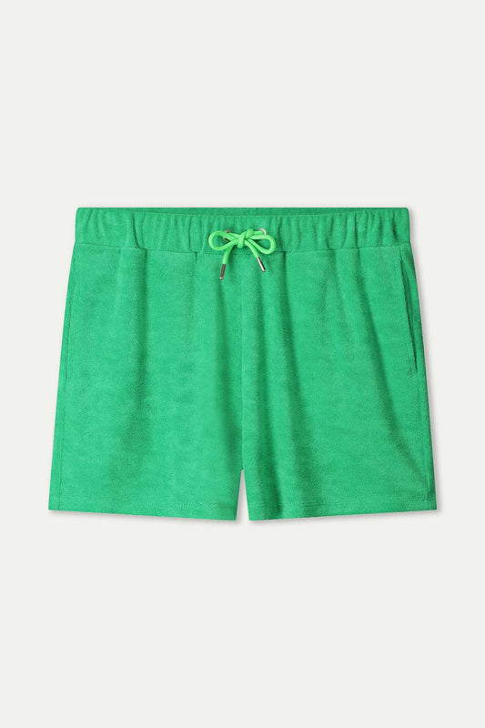 SHORTS - Terry Palm Green