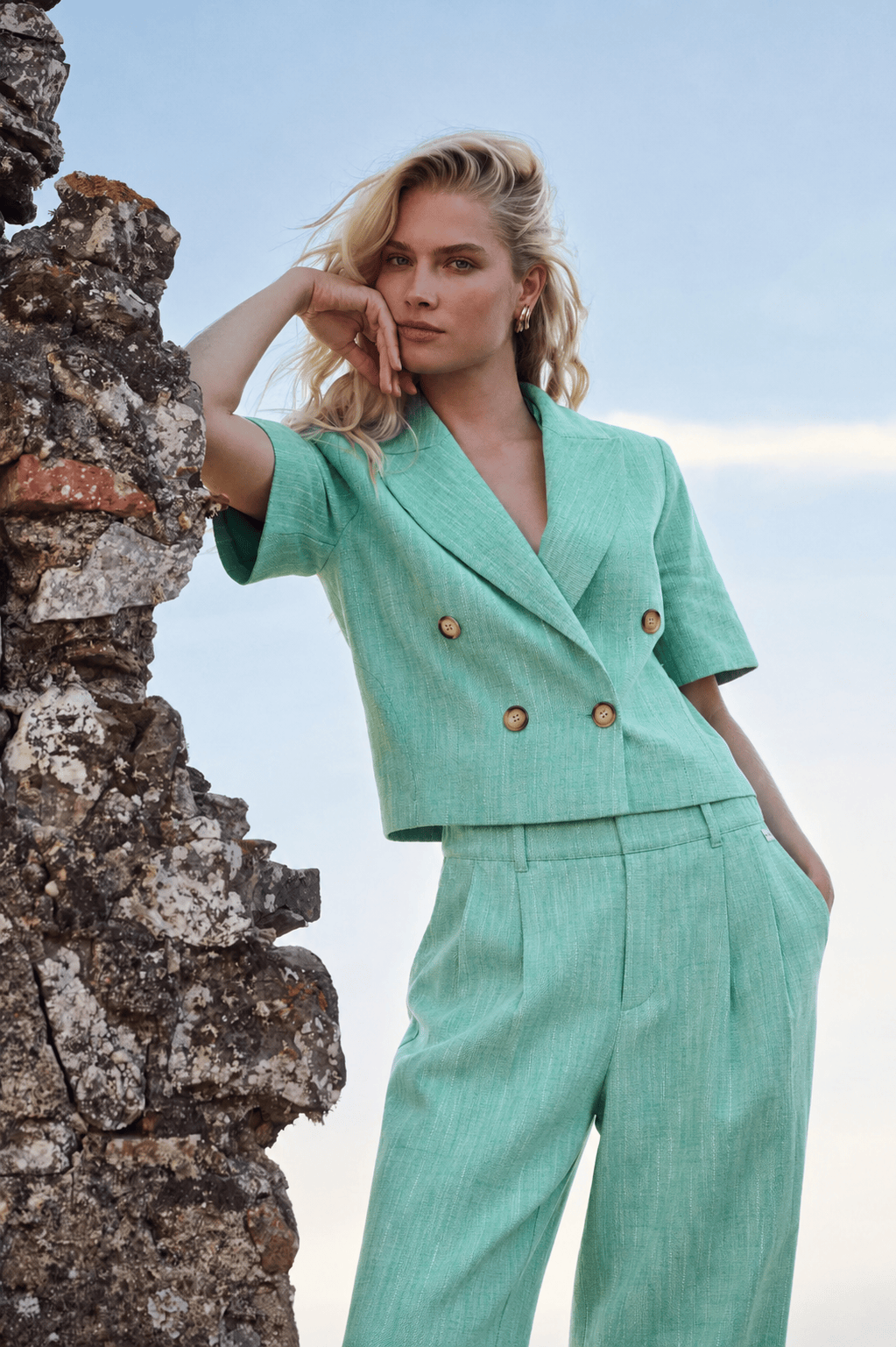 BLAZER - Palm Green