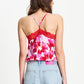 TOP - Cami Bubble Bloom Lavender