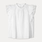 TOP - Ruffles Crispy White