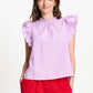 TOP - Ruffles Lavender