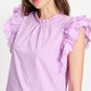 TOP - Ruffles Lavender