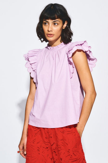 TOP - Ruffles Lavender