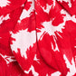 TOP - Crinkle Bubble Bloom Red
