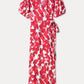 KLEID - Crinkle Bubble Bloom Red