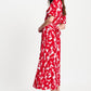 KLEID - Crinkle Bubble Bloom Red