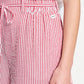 SHORTS - Seersucker Red White