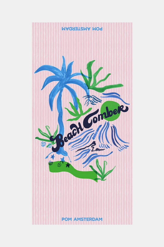 SCHAL - Palm Trees Stripes Linen