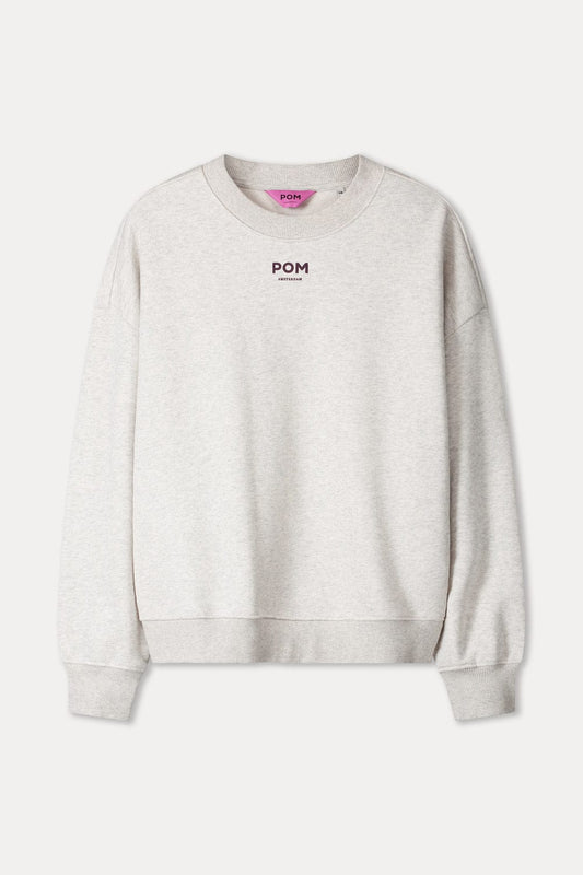 SWEATER - POM Grey Melange