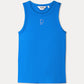 TANKTOP - Rib Ocean Blue
