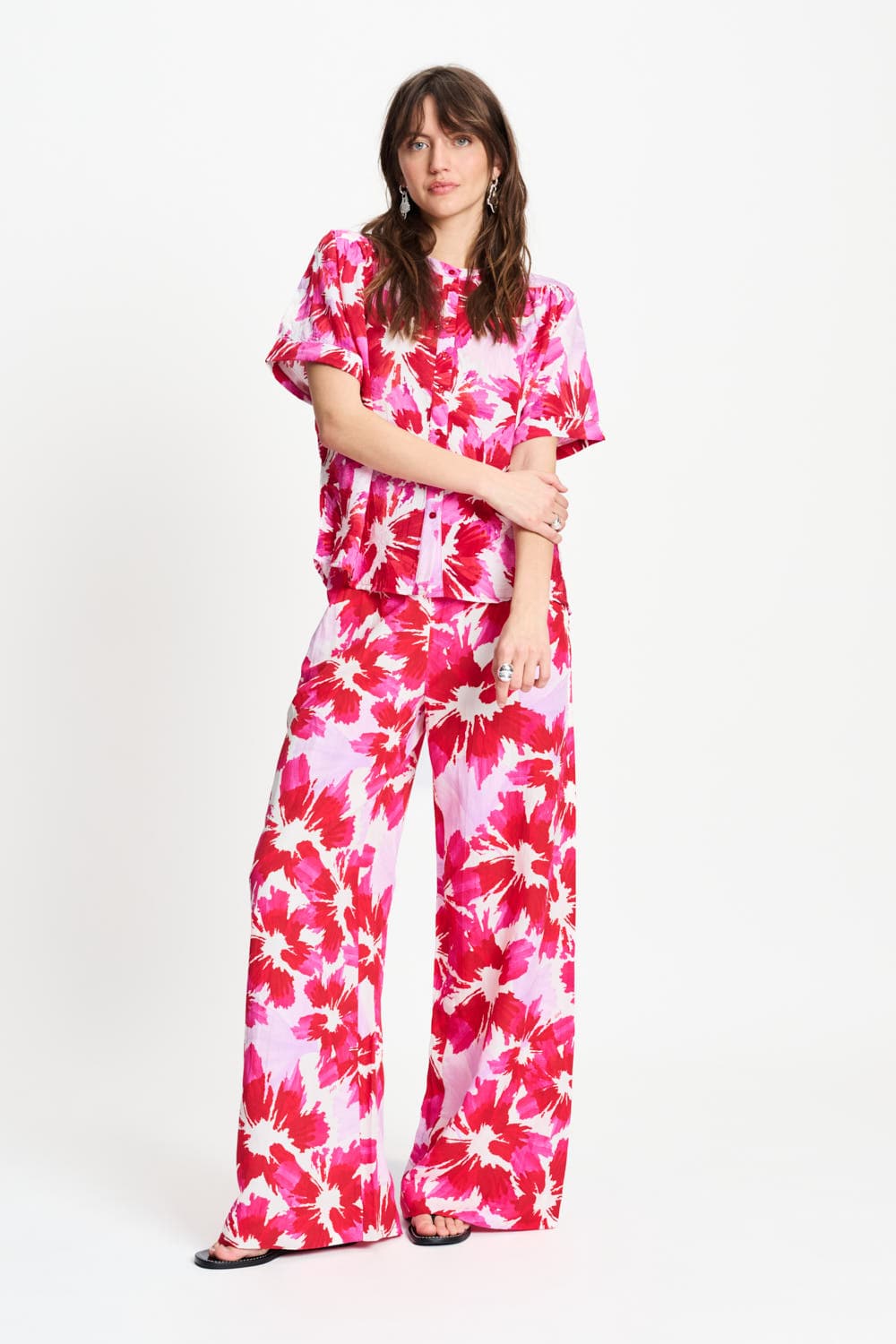 BLUSE - Fenna Bubble Bloom Lavender