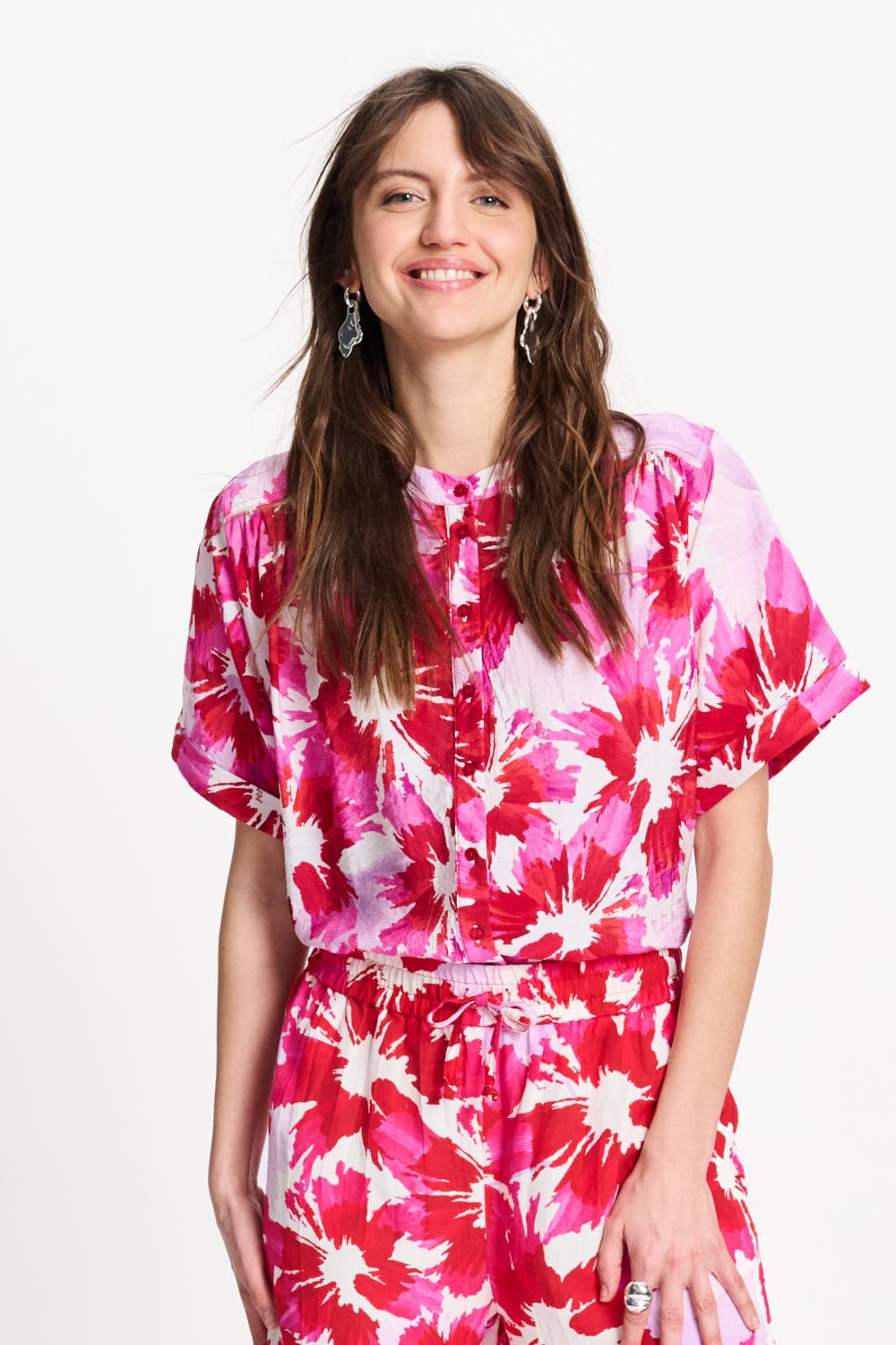 BLUSE - Fenna Bubble Bloom Lavender