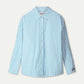 BLOUSE - Poplin Striped Smashing Blue
