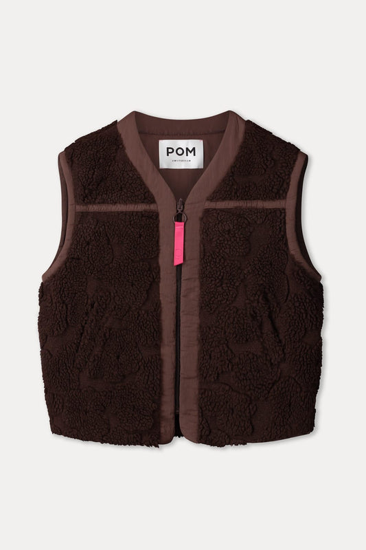 GILET - Gigi Chocolate Brown