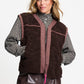 GILET - Gigi Chocolate Brown