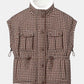 GILET - Glen Brown Check