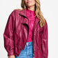 JACKE - Jenna Burgundy Red