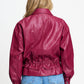 JACKE - Jenna Burgundy Red