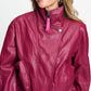 JACKE - Jenna Burgundy Red
