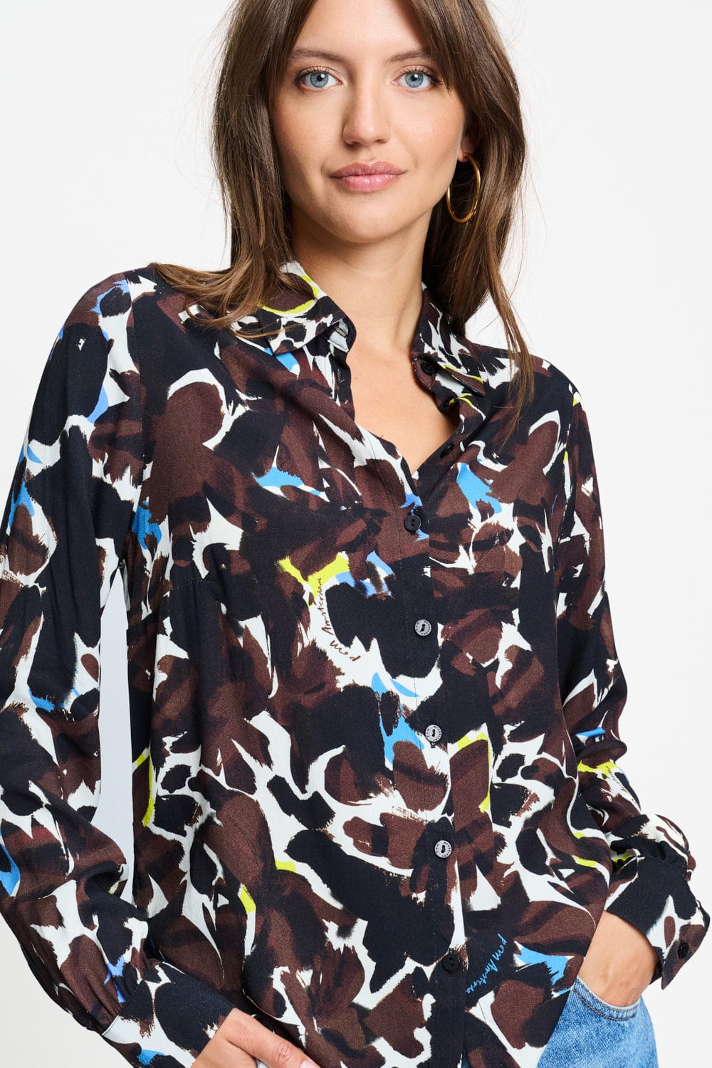 BLUSE - Mila Bovine Brown