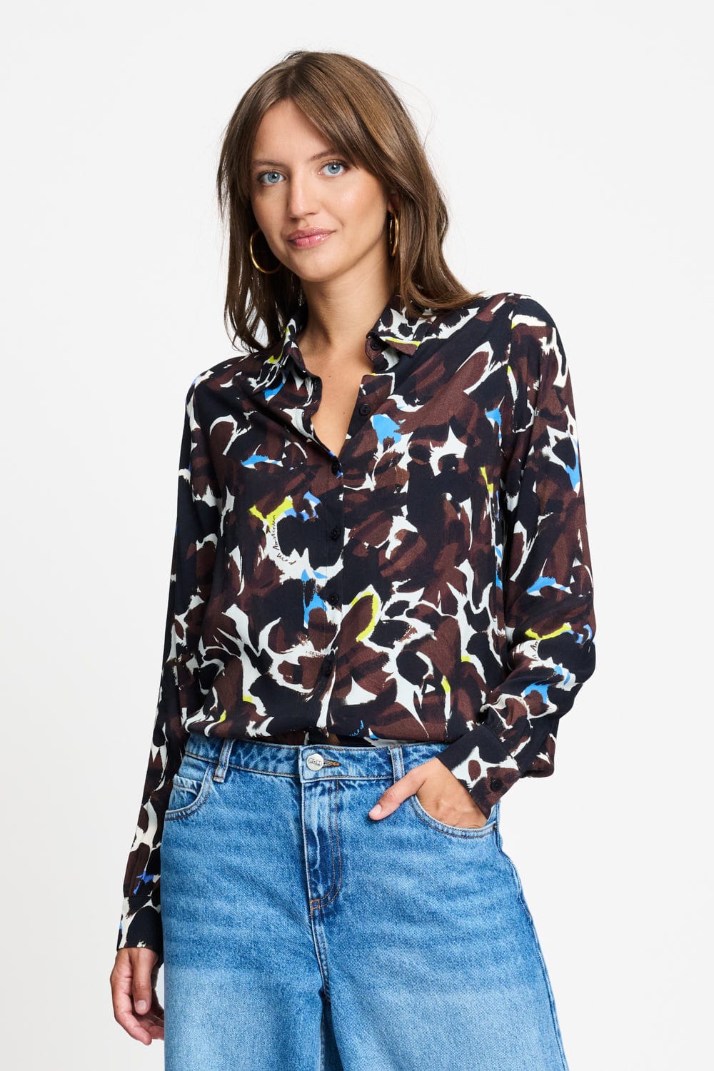 BLUSE - Mila Bovine Brown
