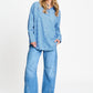 BLUSE - Beau Check Sapphire Blue