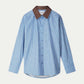 BLUSE - Beau Check Sapphire Blue