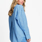 BLUSE - Beau Check Sapphire Blue