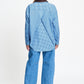 BLUSE - Beau Check Sapphire Blue