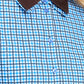 BLUSE - Beau Check Sapphire Blue