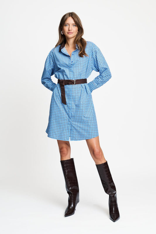 KLEID - Indy Check Sapphire Blue