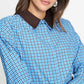 KLEID - Indy Check Sapphire Blue