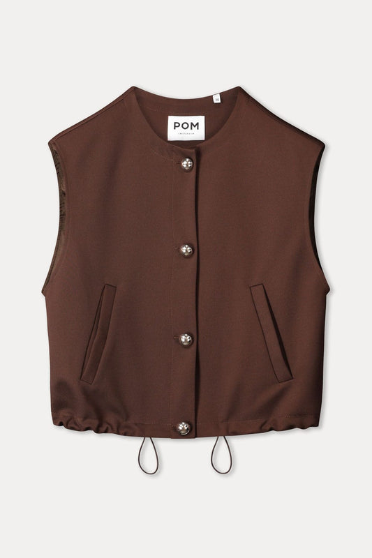 GILET - Gaya Chocolate Brown