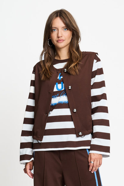 GILET - Gaya Chocolate Brown