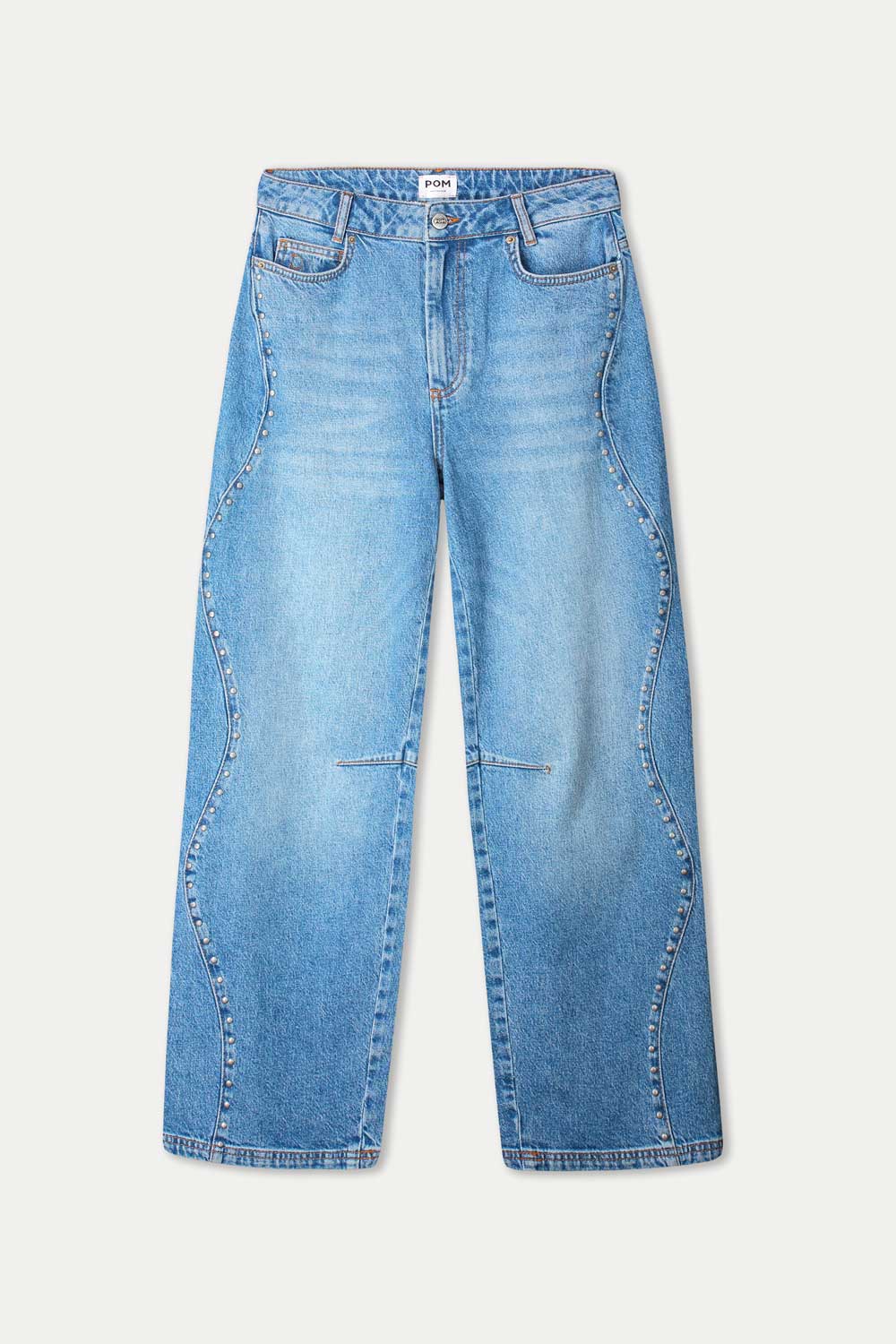 JEANS - Jacky Studs Mid Blue
