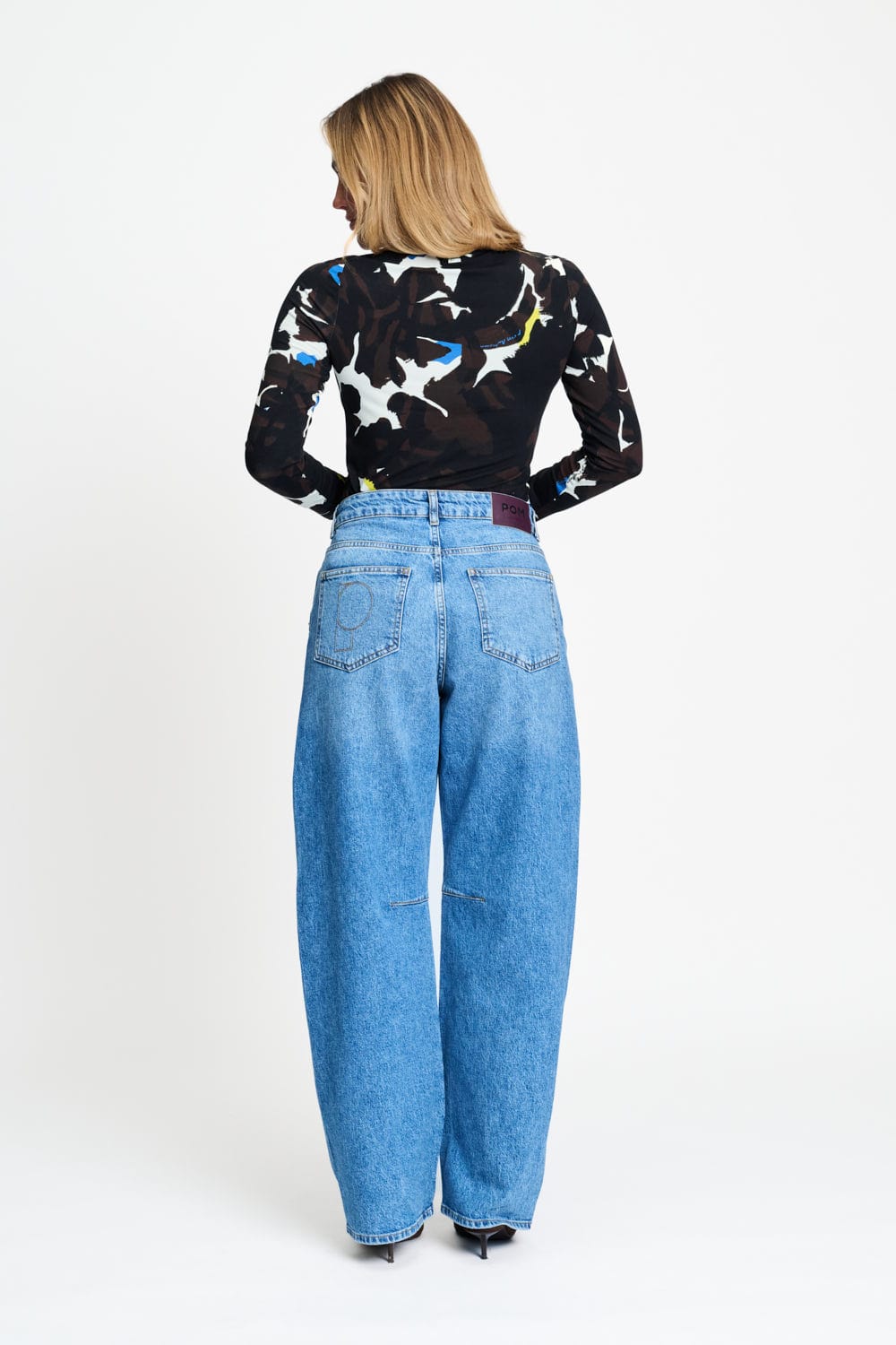 JEANS - Jacky Studs Mid Blue