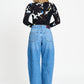 JEANS - Jacky Studs Mid Blue