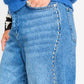 JEANS - Jacky Studs Mid Blue