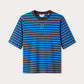 T-SHIRT - Tyra Striped Brown Blue
