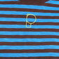 T-SHIRT - Tyra Striped Brown Blue