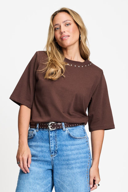 T-SHIRT - Taylor Chocolate Brown