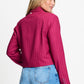 BLAZER - Rowan Striped Burgundy Red