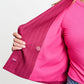BLAZER - Rowan Striped Burgundy Red