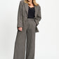 BLAZER - Laurie Check Brown