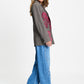 BLAZER - Laurie Bow Check Brown